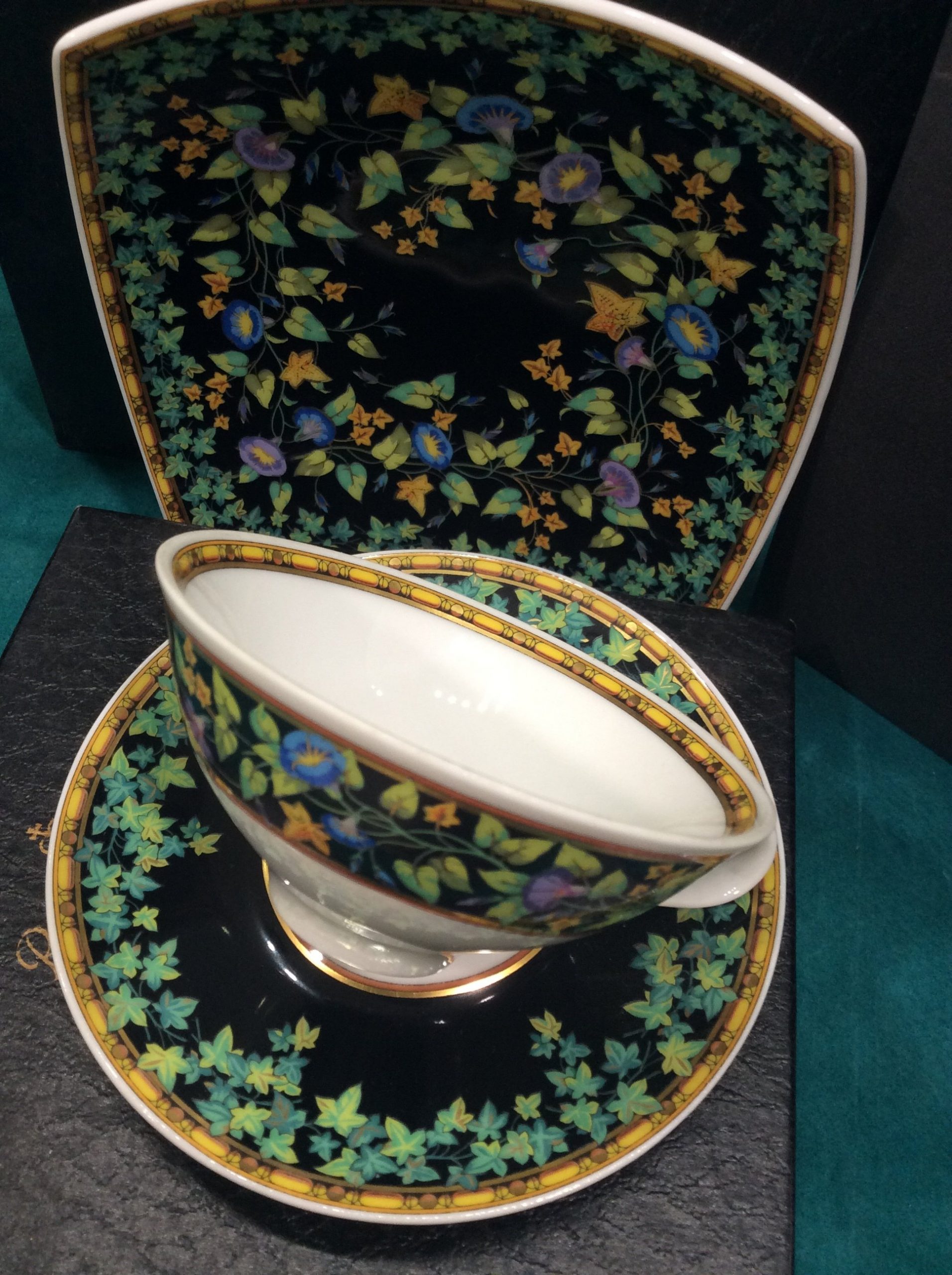 Tazza caffè. Versace Gold Ivy