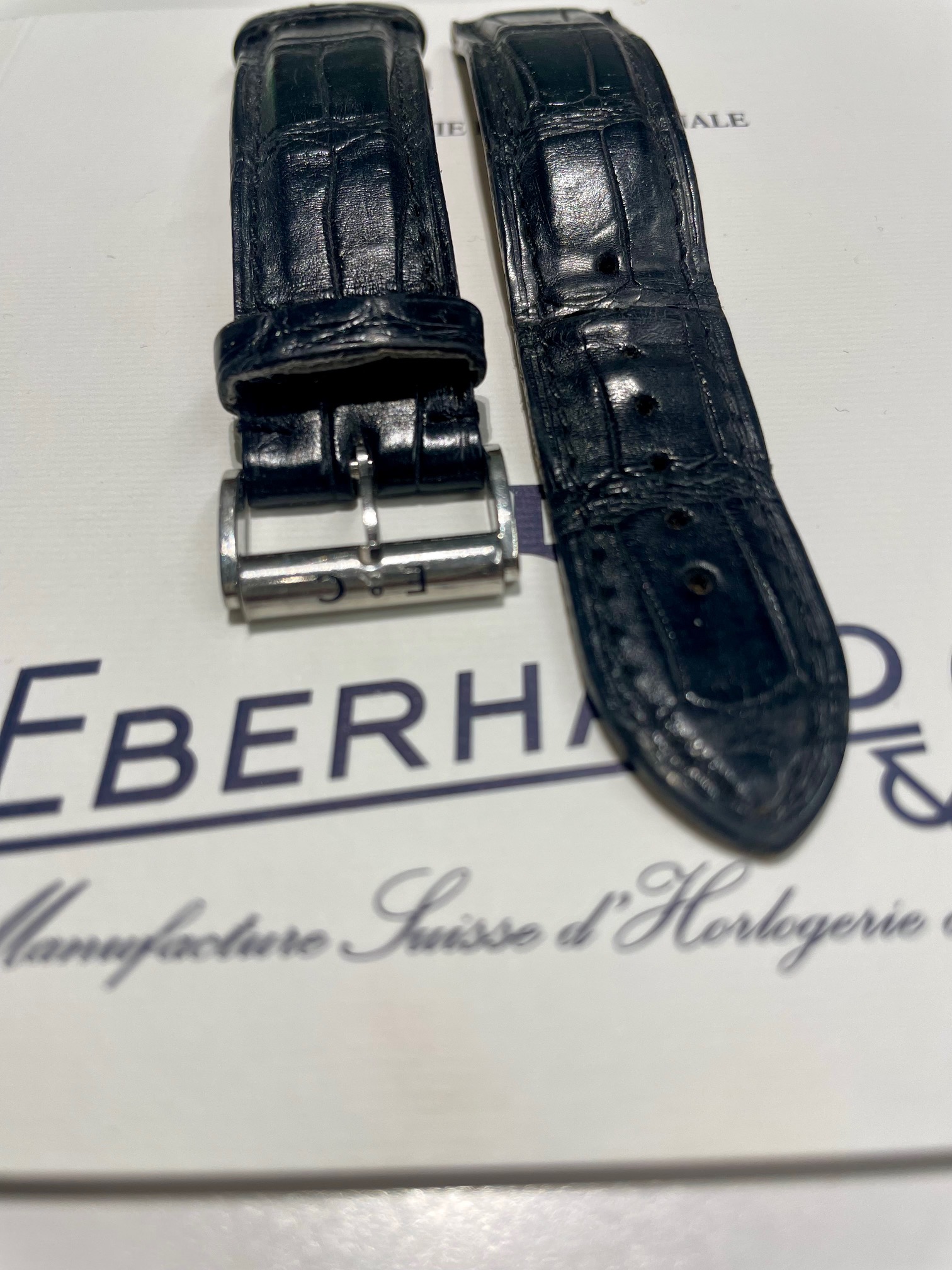 Cinturino eberhard coccodrillo on sale